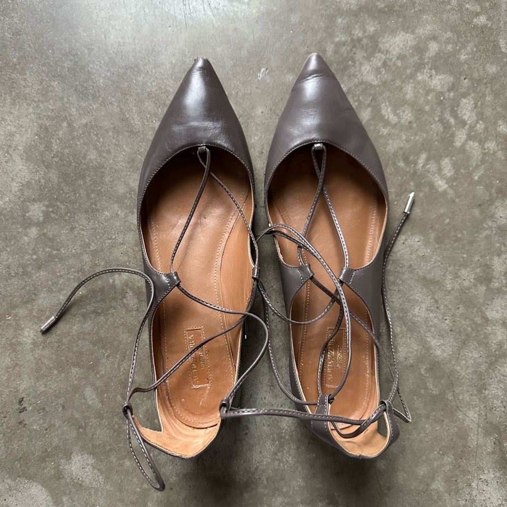 Aquazurra “Christy” Ballet Flats shoes Size 40